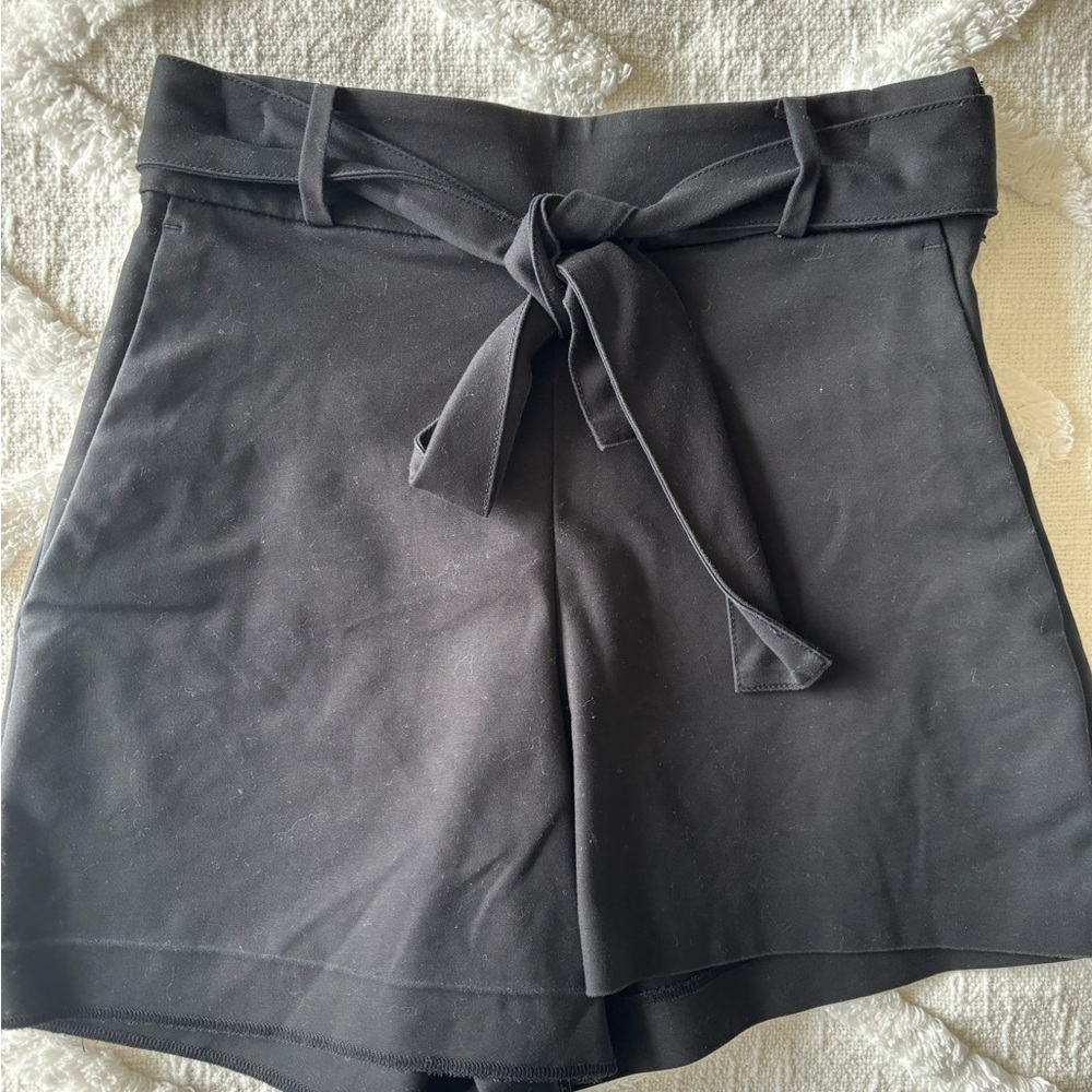 Aritzia Black Women's Tie Shorts